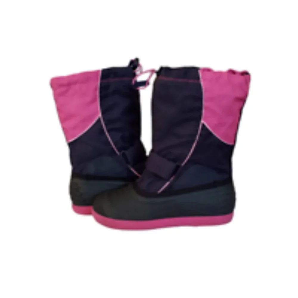 Kamik Winter Snow Boots Kids Pink Girls Size 5 Youth
